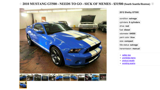 This Ford Mustang Has To Go Because The Owner Is 'Sick Of Memes'